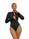 Den djupa V-zip bodysuiten