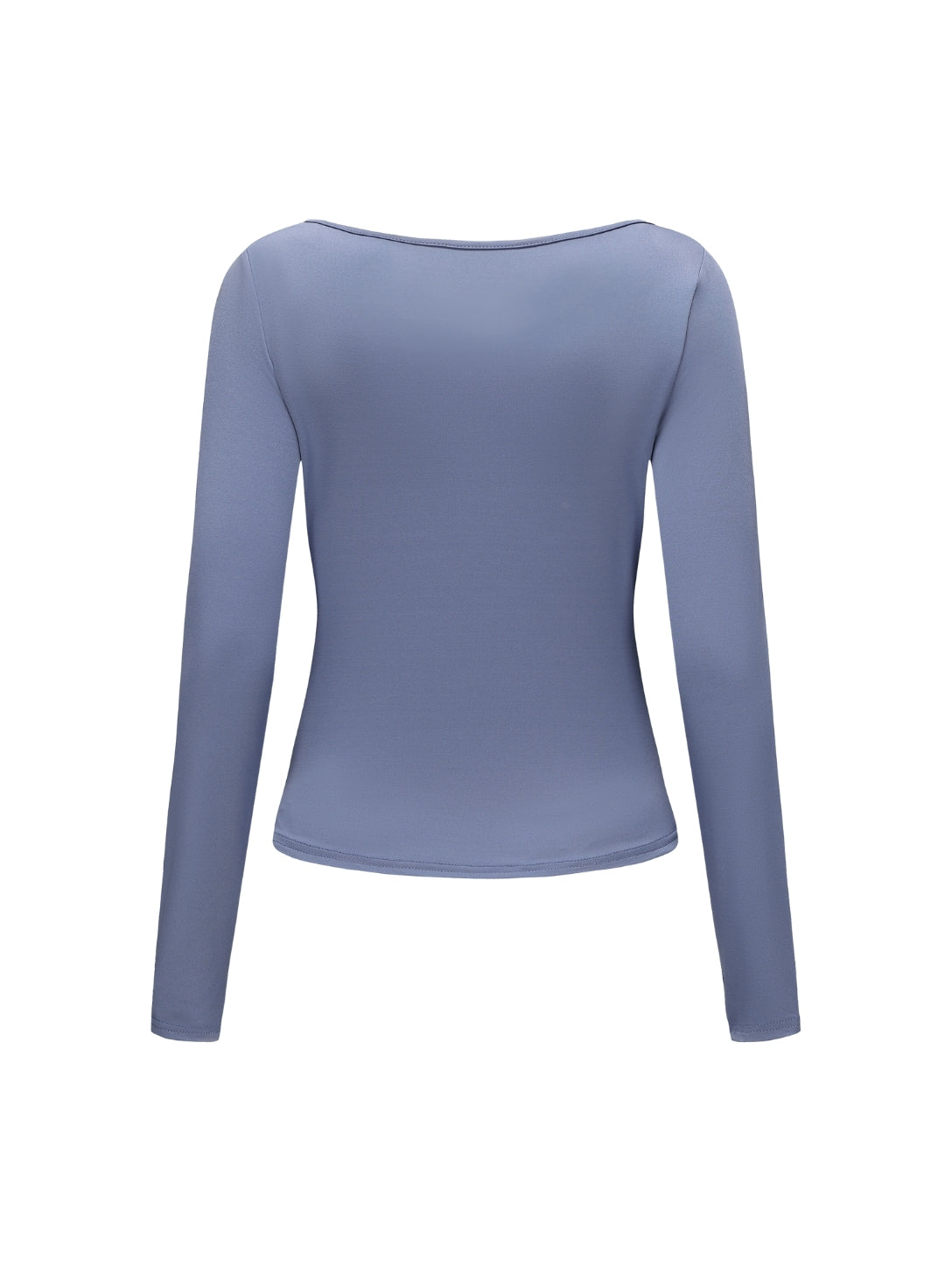 Boat Neck Long Sleeve Top
