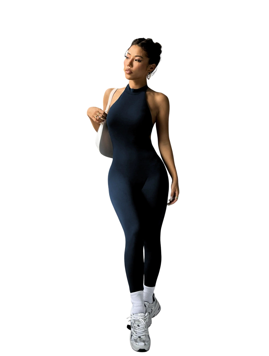 High Neck Sport Jumpsuit