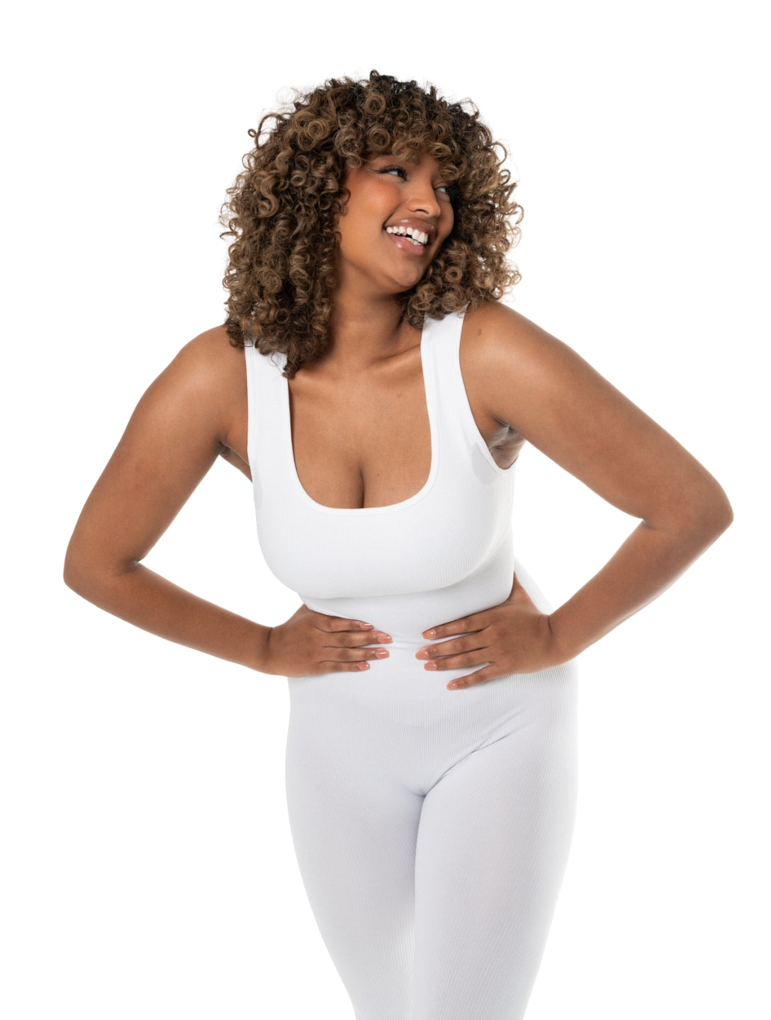 One Piece Tank Top Jumpsuit - HeyShape