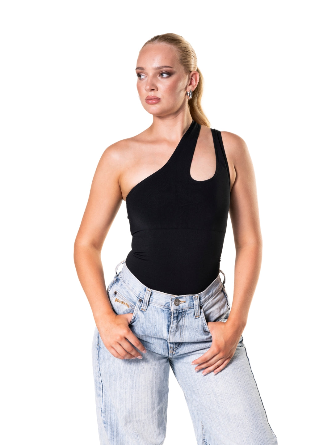 One Shoulder Shapewear Bodysuit - HeyShape