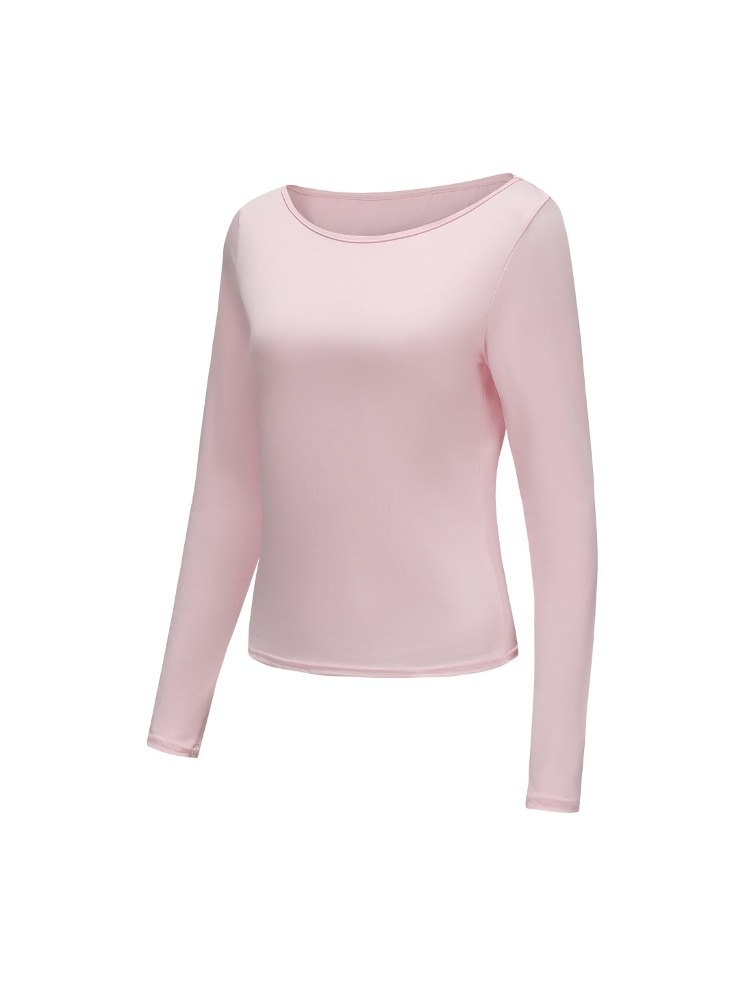Boat Neck Long Sleeve Top