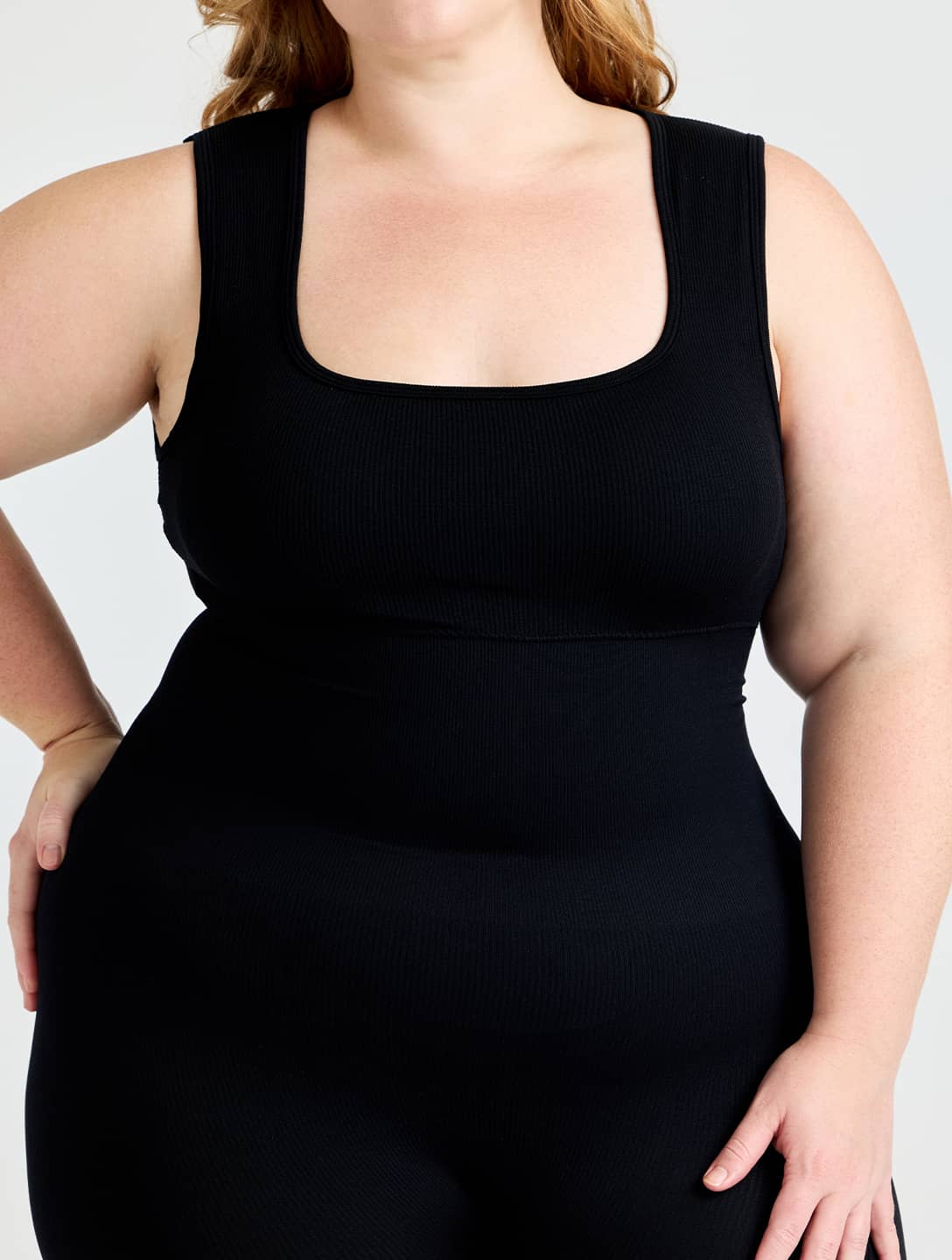 One Piece Tank Top Jumpsuit - HeyShape